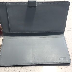 Coach Checkbook cover